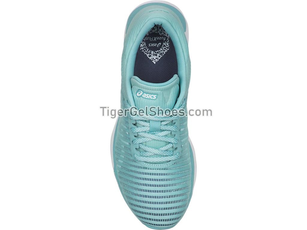 Asics fuzeX Rush Adapt Porcelain Blue/White/Smoke Blue T885N-1401 Womens Running Shoes
