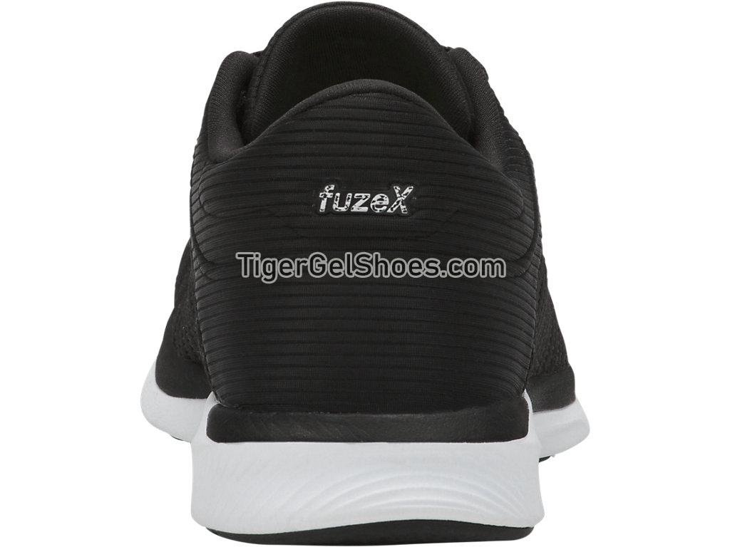 Asics fuzeX Rush Adapt Black/White/Dark Grey T885N-9001 Womens Running Shoes