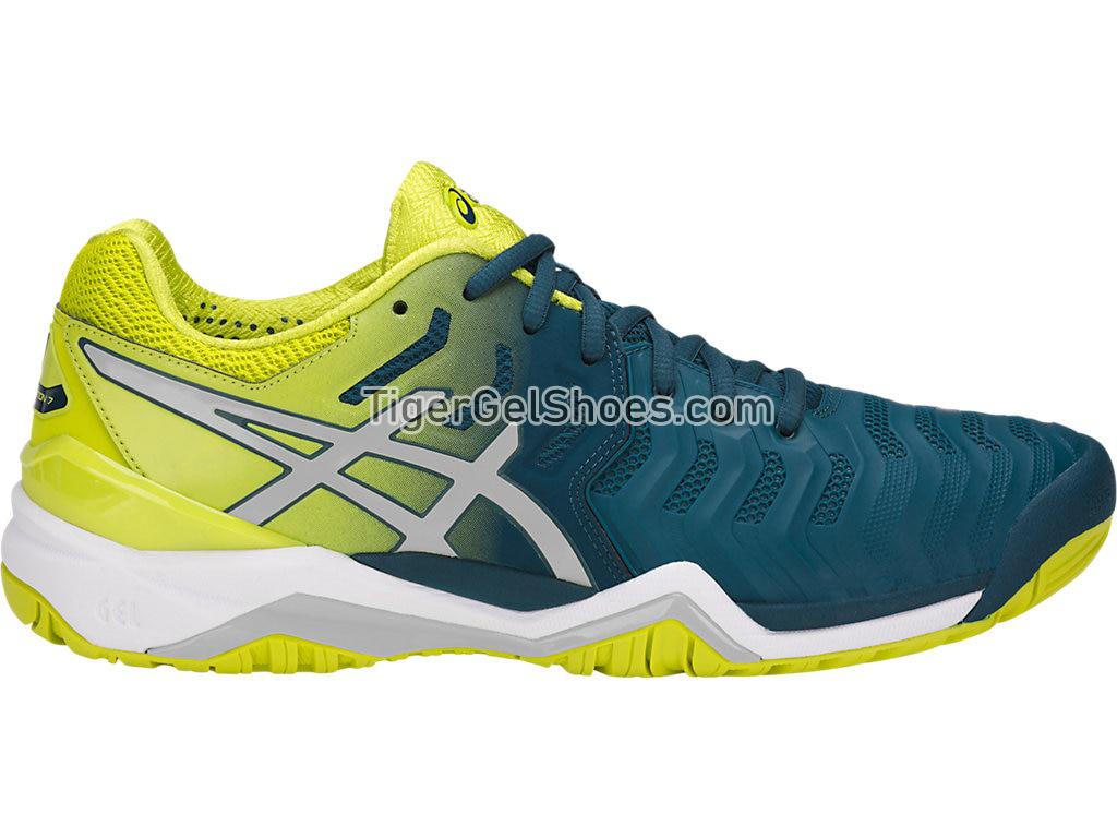 Asics GEL-Resolution 7 Ink Blue/Sulphur Springs/White E701Y-4589 Mens Tennis Shoes