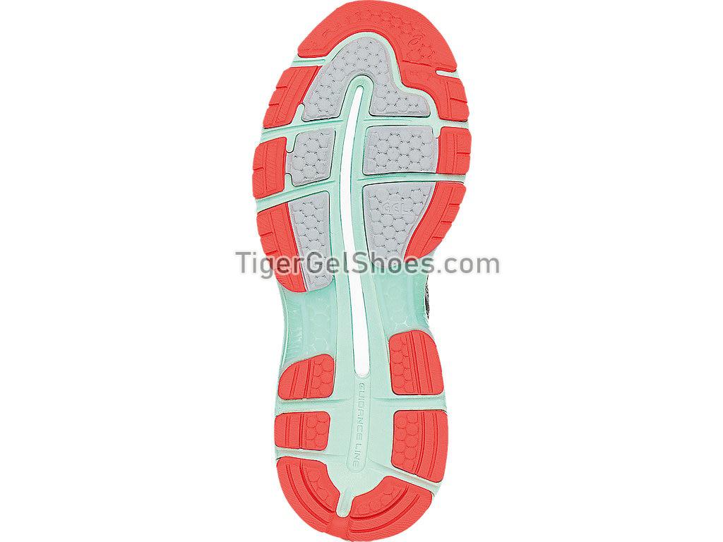 Asics GEL-Nimbus 19 (2A) Carbon/White/Flash Coral T753N-9701 Womens Running Shoes