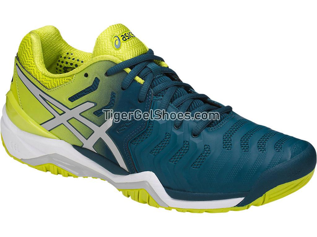 Asics GEL-Resolution 7 Ink Blue/Sulphur Springs/White E701Y-4589 Mens Tennis Shoes