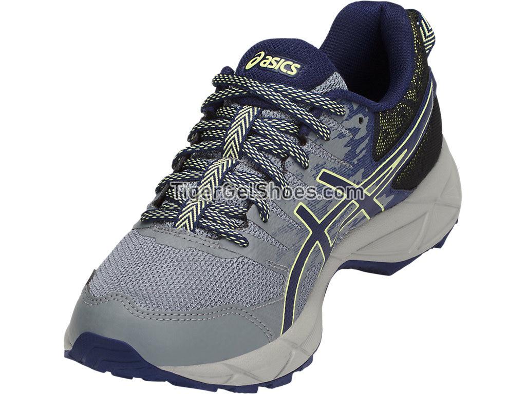 Asics GEL-Sonoma 3 Stone Grey/Indigo Blue/Limelight T774N-1149 Womens Trail Running Shoes