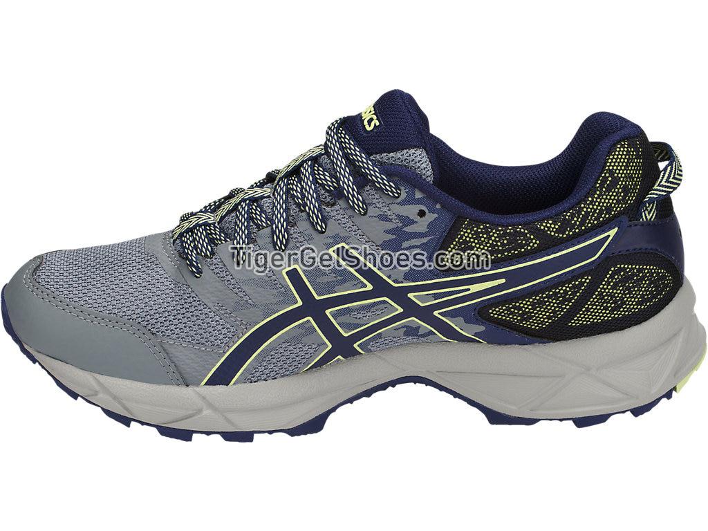 Asics GEL-Sonoma 3 Stone Grey/Indigo Blue/Limelight T774N-1149 Womens Trail Running Shoes