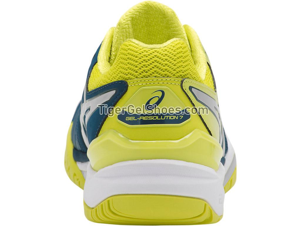 Asics GEL-Resolution 7 Ink Blue/Sulphur Springs/White E701Y-4589 Mens Tennis Shoes