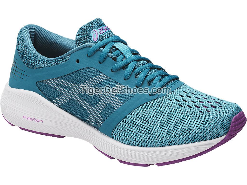 Asics Roadhawk FF Aquarium/White/Orchid T7D7N-3901 Womens Running Shoes