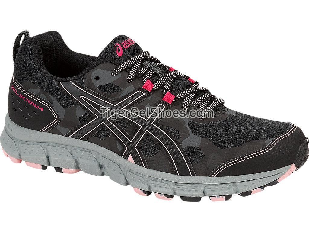 Asics GEL-Scram 4 (D) Black/Dark Grey 1012A170-001 Womens Running Shoes