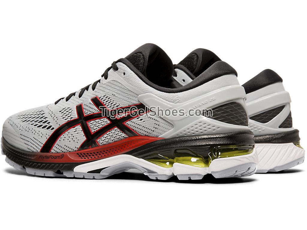 Asics GEL-KAYANO 26 Piedmont Grey/Black 1011A541-020 Mens Running Shoes