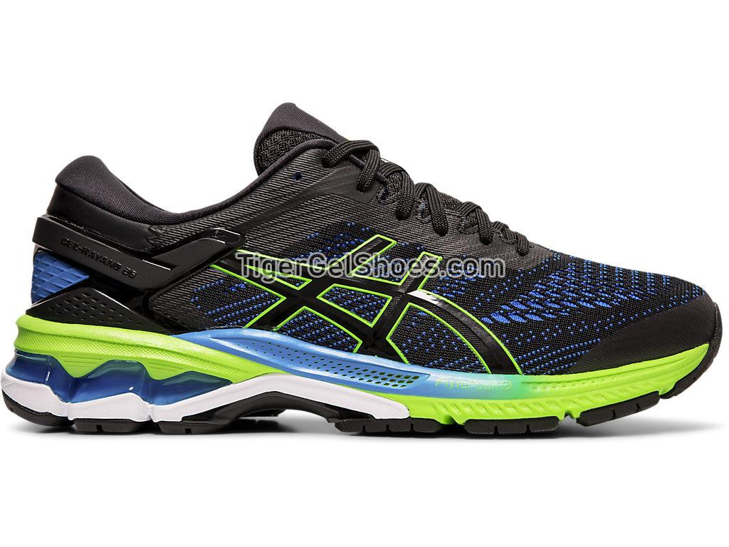 Asics GEL-KAYANO 26 Black/Electric Blue 1011A541-003 Mens Running Shoes