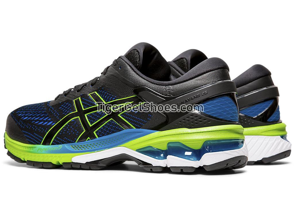 Asics GEL-KAYANO 26 Black/Electric Blue 1011A541-003 Mens Running Shoes