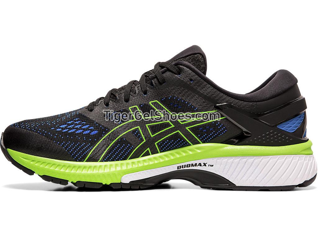 Asics GEL-KAYANO 26 Black/Electric Blue 1011A541-003 Mens Running Shoes