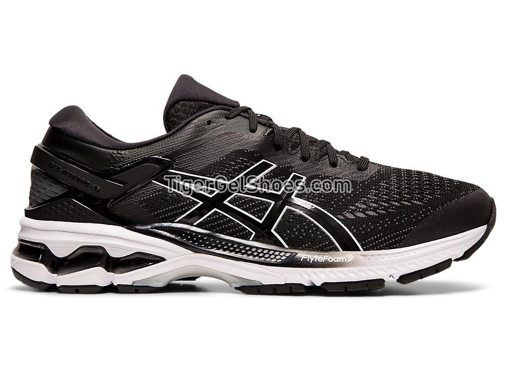Asics GEL-KAYANO 26 Black/White 1011A541-001 Mens Running Shoes