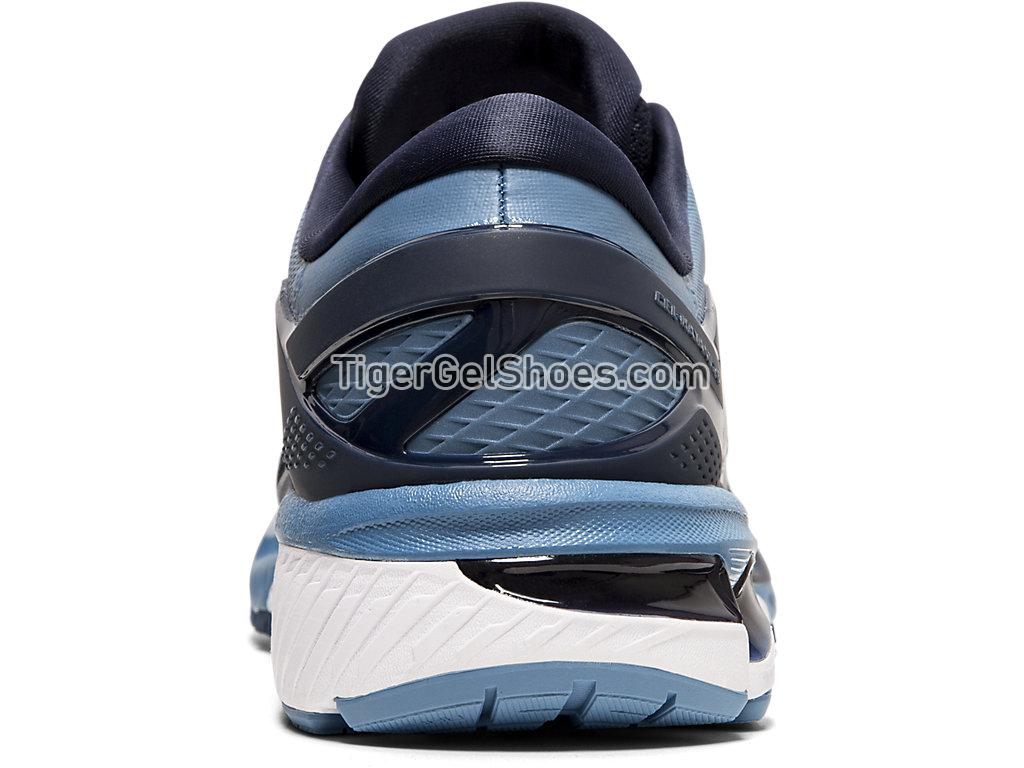 Asics GEL-KAYANO 26 (2E) Midnight/Grey Floss 1011A542-400 Mens Running Shoes