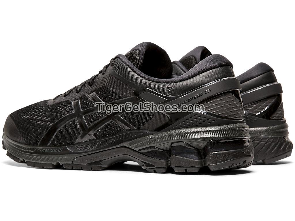 Asics GEL-KAYANO 26 (2E) Black/Black 1011A542-002 Mens Running Shoes
