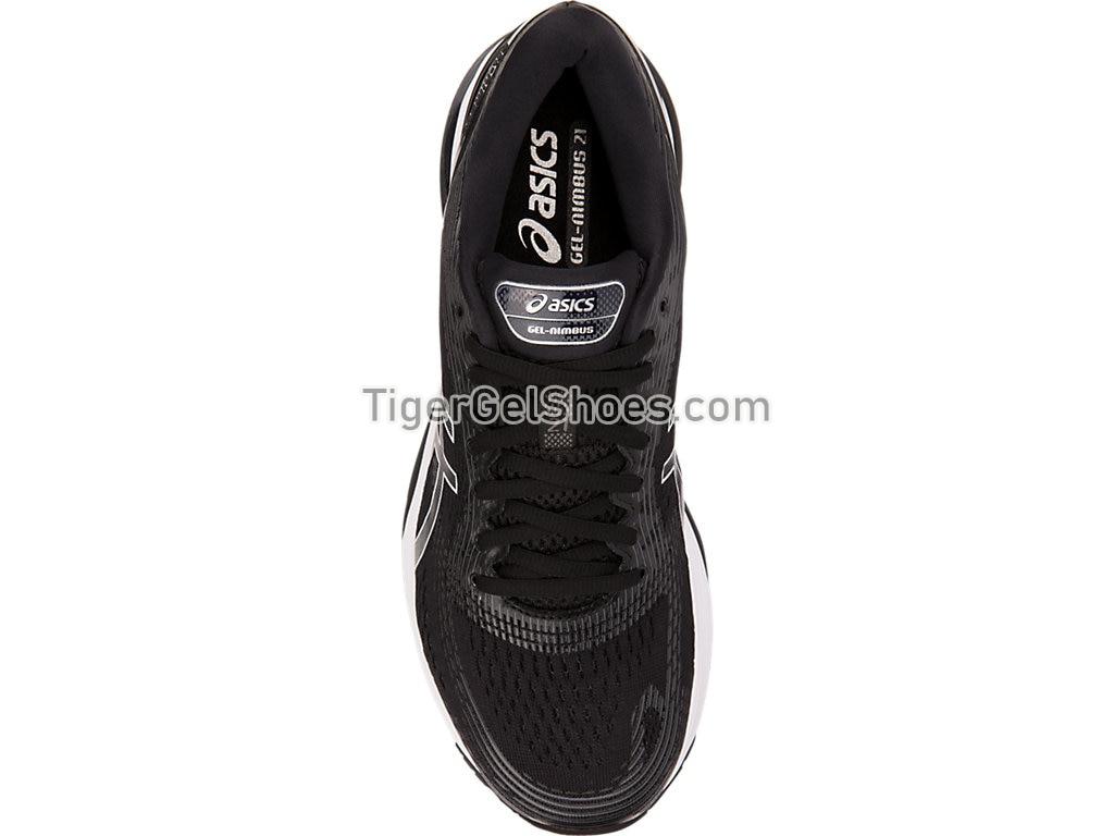 Asics GEL-Nimbus 21 (2E) Black/Dark Grey 1011A172-001 Mens Running Shoes