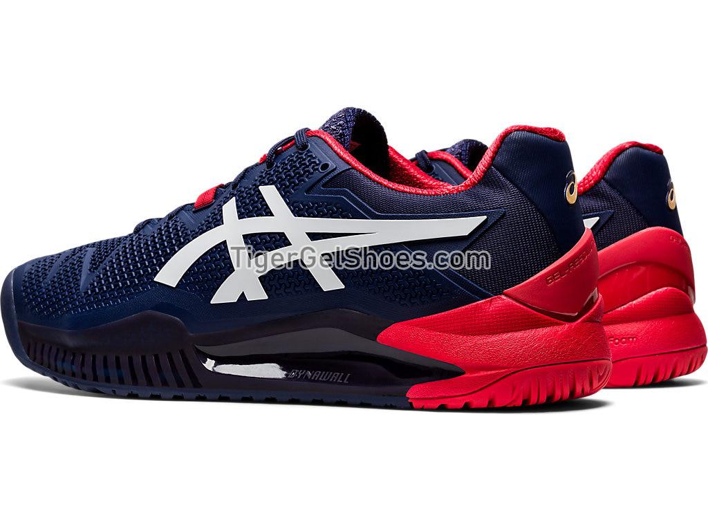 Asics GEL-Resolution 8 Peacoat/White 1041A079-400 Mens Tennis Shoes