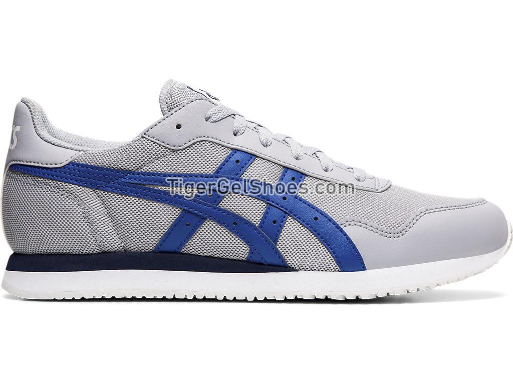Asics TIGER RUNNER Piedmont Grey/Asics Blue 1191A207-020 GEL Mens Shoes