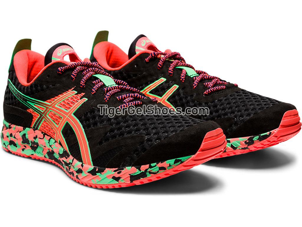 Asics GEL-NOOSA TRI 12 BLACK/FLASH CORAL 1011A673-001 Mens Running Shoes