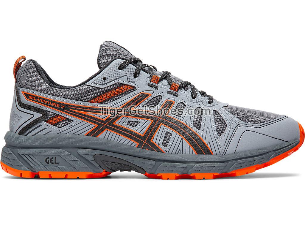 Asics GEL-VENTURE 7 (4E) Carrier Grey/Habenero 1011A561-023 Mens Trail Running Shoes