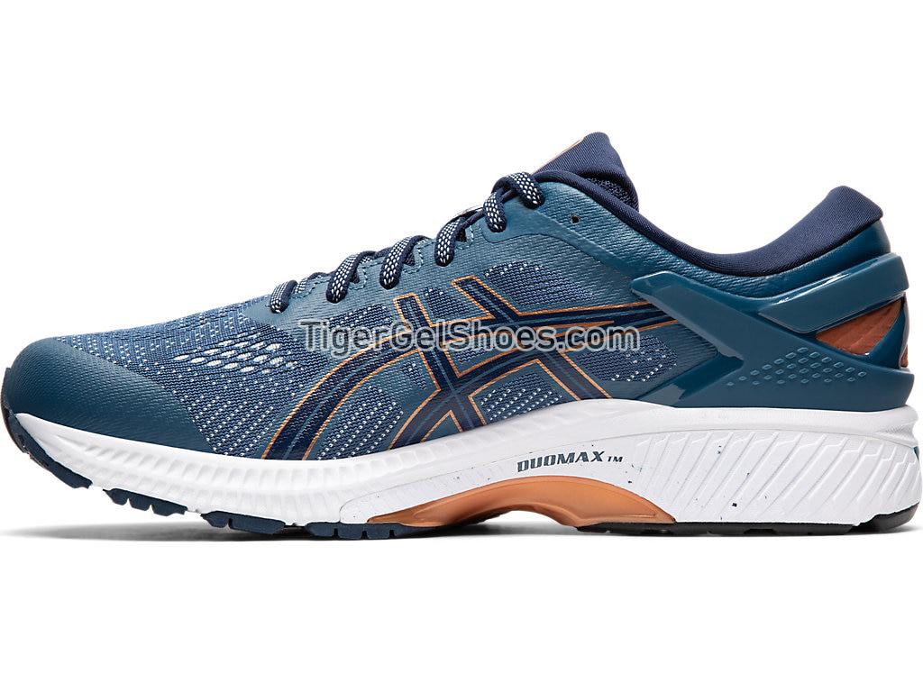 Asics GEL-KAYANO 26 (4E) Grand Shark/Peacoat 1011A536-401 Mens Running Shoes