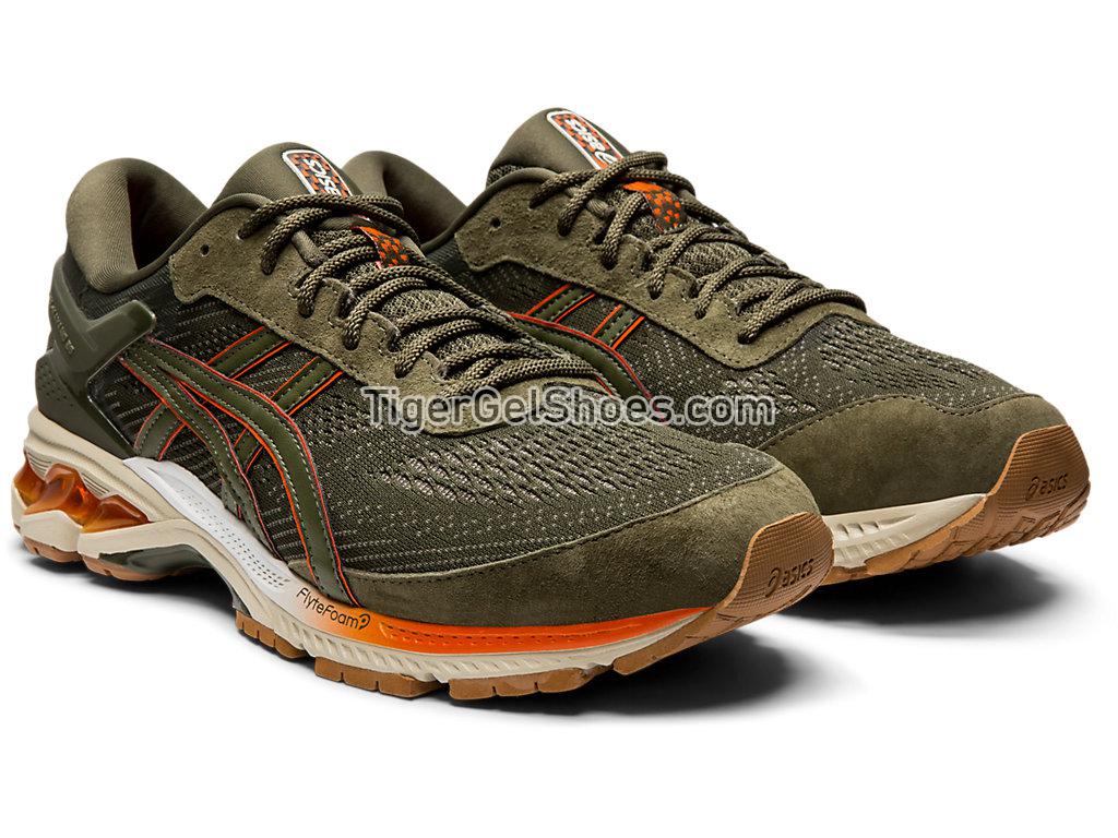 Asics GEL-KAYANO 26 Mantle Green/Olive Canvas 1021A274-303 Mens Running Shoes