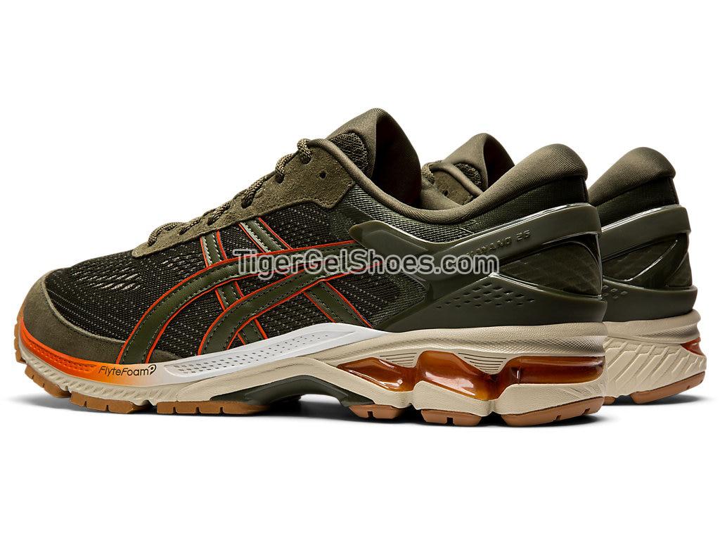 Asics GEL-KAYANO 26 Mantle Green/Olive Canvas 1021A274-303 Mens Running Shoes