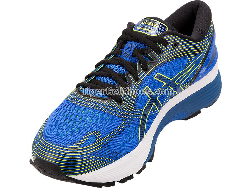 Asics GEL-Nimbus 21 Illusion Blue/Black 1011A169-400 Mens Running Shoes