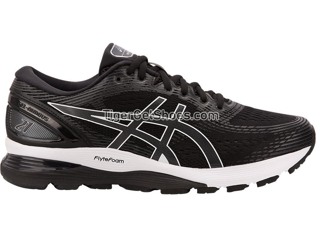 Asics GEL-Nimbus 21 (4E) Black/Dark Grey 1011A168-001 Mens Running Shoes