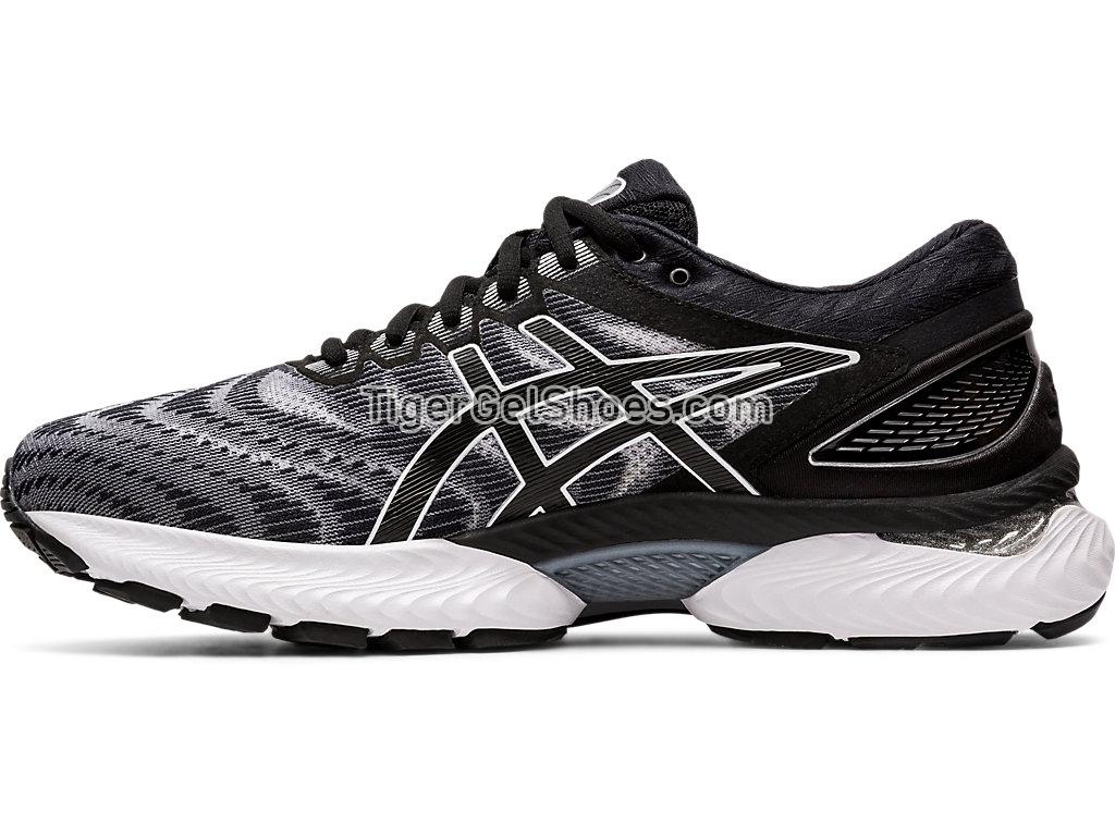 Asics GEL-Nimbus 22 (2E) White/Black 1011A685-100 Mens Running Shoes