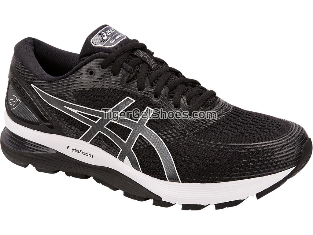 Asics GEL-Nimbus 21 (4E) Black/Dark Grey 1011A168-001 Mens Running Shoes