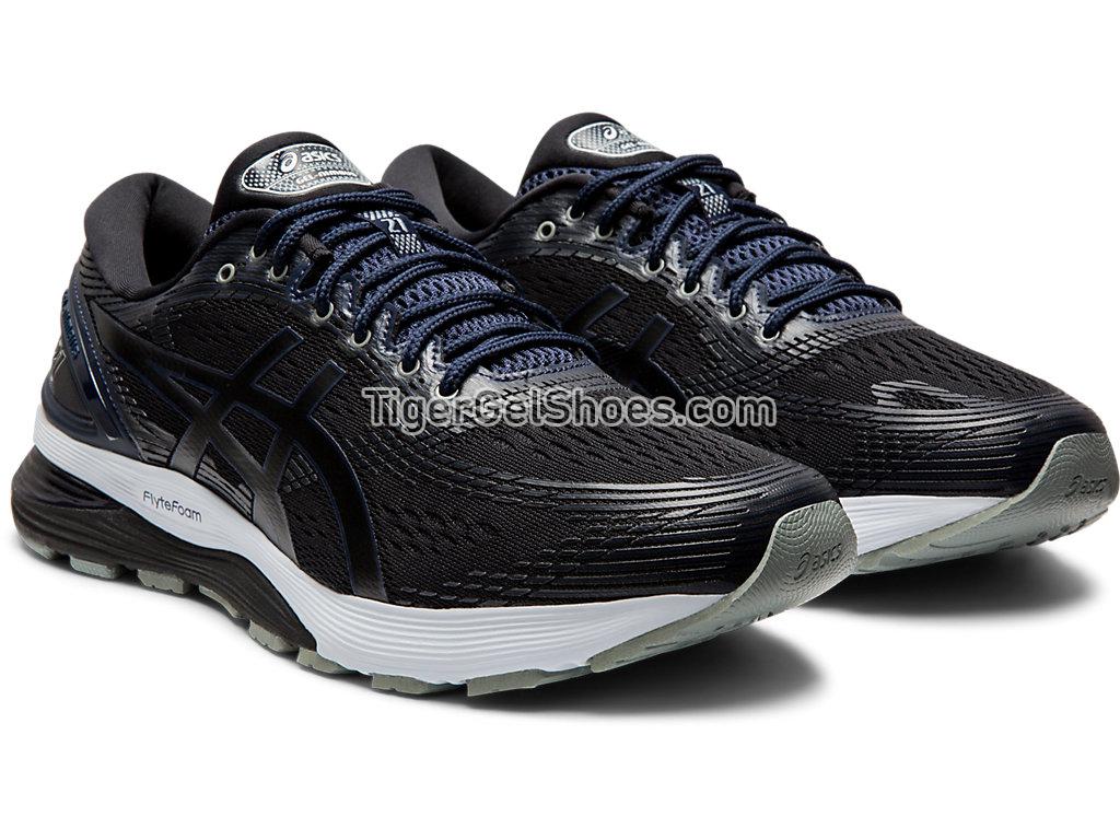 Asics GEL-NIMBUS 21 Black Midnight 1021A269-001 Mens Running Shoes