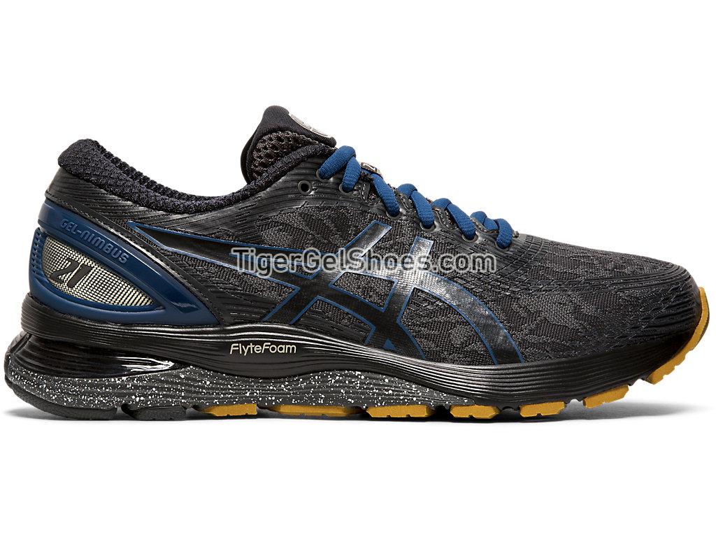 Asics GEL-NIMBUS 21 Winterized Graphite Grey/Black 1011A633-020 Mens Running Shoes
