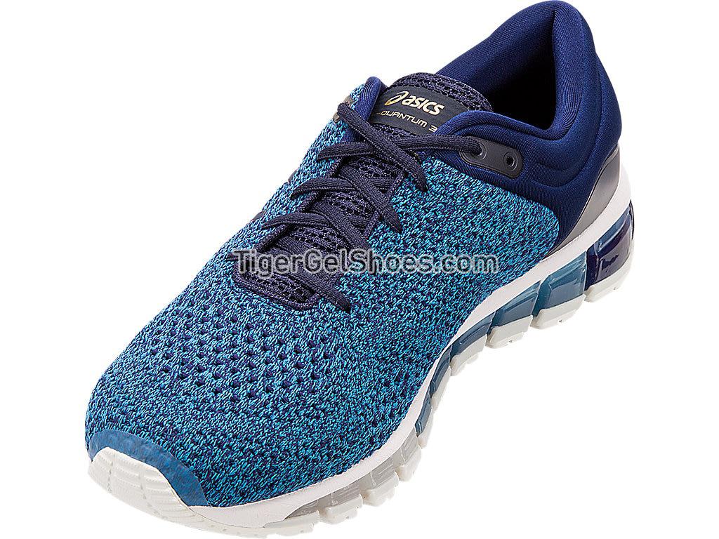Asics GEL-Quantum 360 Knit Blue/Navy T8G3N-4958 Mens Running Shoes