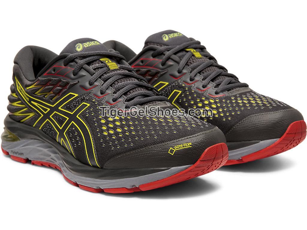 Asics GEL-CUMULUS 21 G-TX Graphite Grey/Sour Yuzu 1011A571-020 Mens Running Shoes