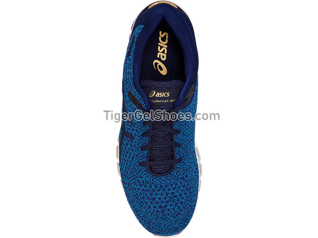 Asics GEL-Quantum 360 Knit Blue/Navy T8G3N-4958 Mens Running Shoes