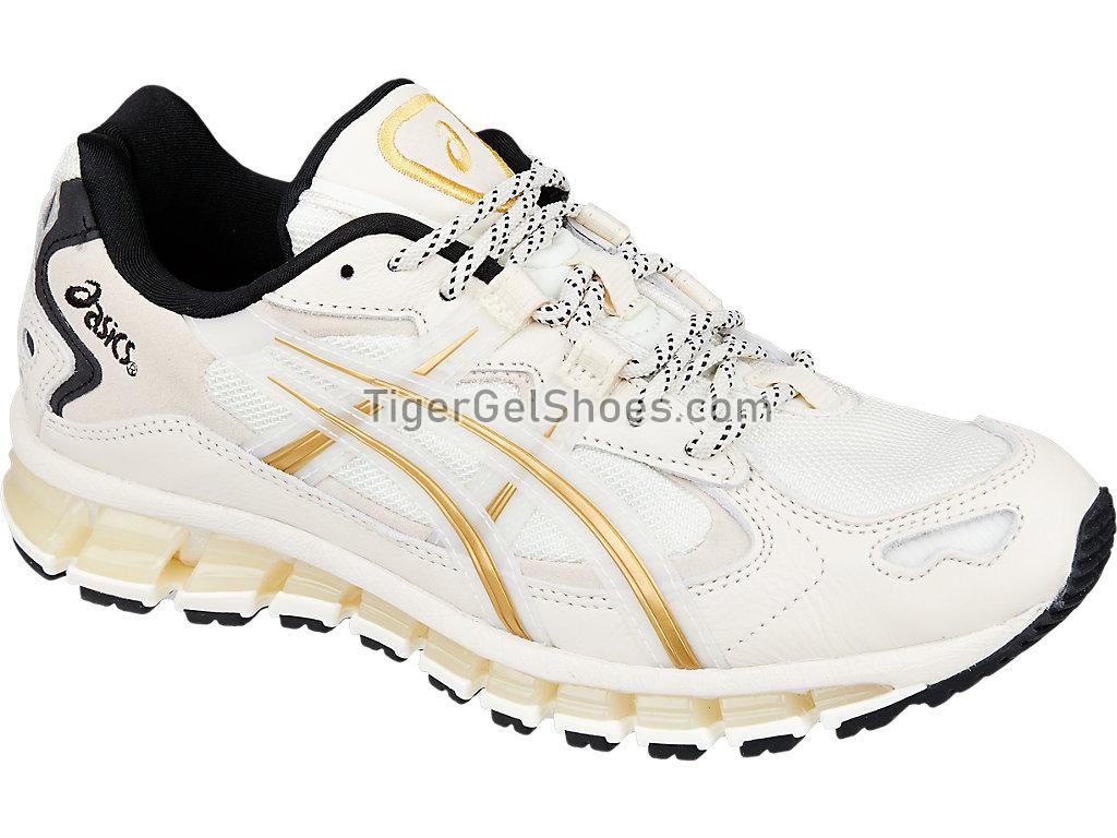Asics GEL-KAYANO 5 360 Cream/Rich Gold 1021A236-100 GEL Mens Shoes