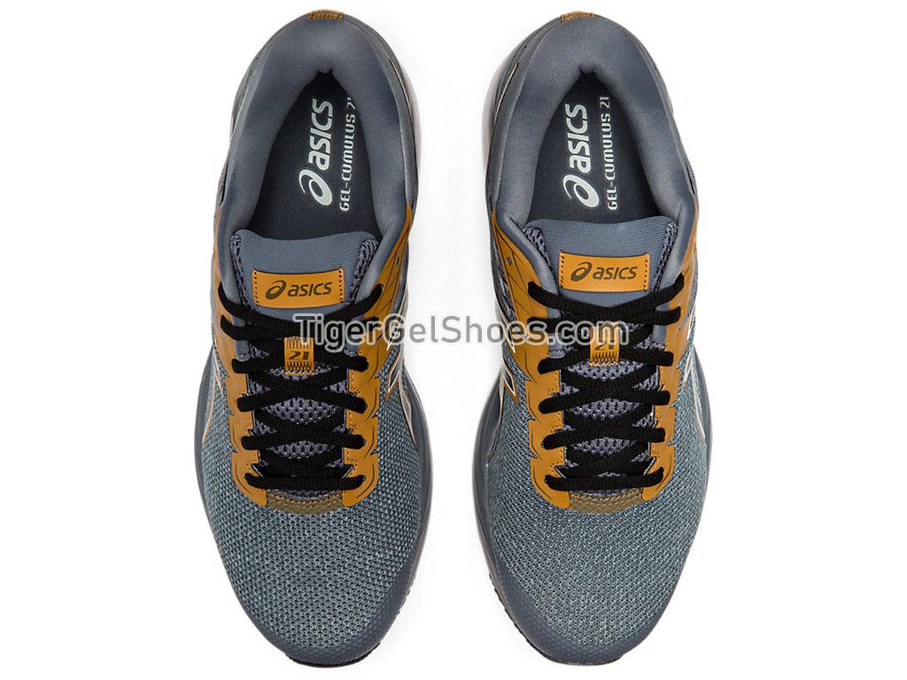 Asics GEL-CUMULUS 21 Stone Grey/Performance Black 1011A808-021 Mens Running Shoes