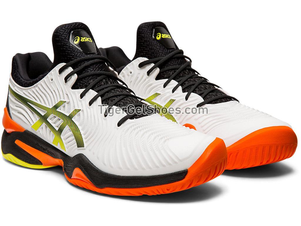 Asics COURT FF 2 White/Black 1041A083-100 Mens Tennis Shoes