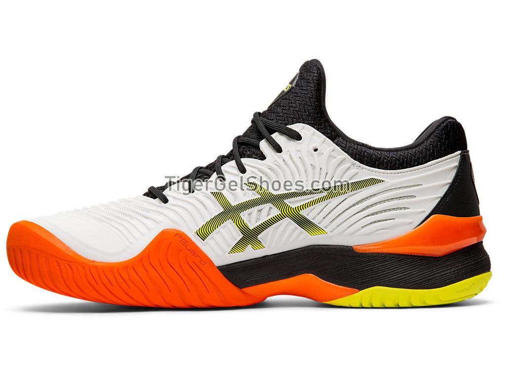 Asics COURT FF 2 White/Black 1041A083-100 Mens Tennis Shoes