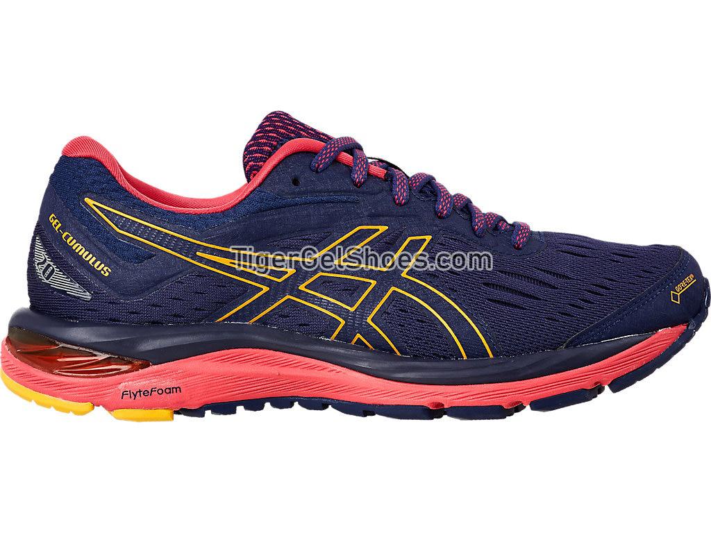 Asics GEL-CUMULUS 20 G-TX Indigo Blue/Amber 1012A007-400 Womens Running Shoes