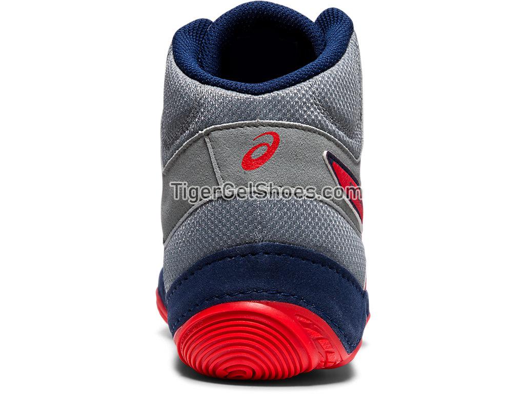 Asics Snapdown 2 Stone Grey/Classic Red J703Y-020 Womens Mens Wrestling Shoes