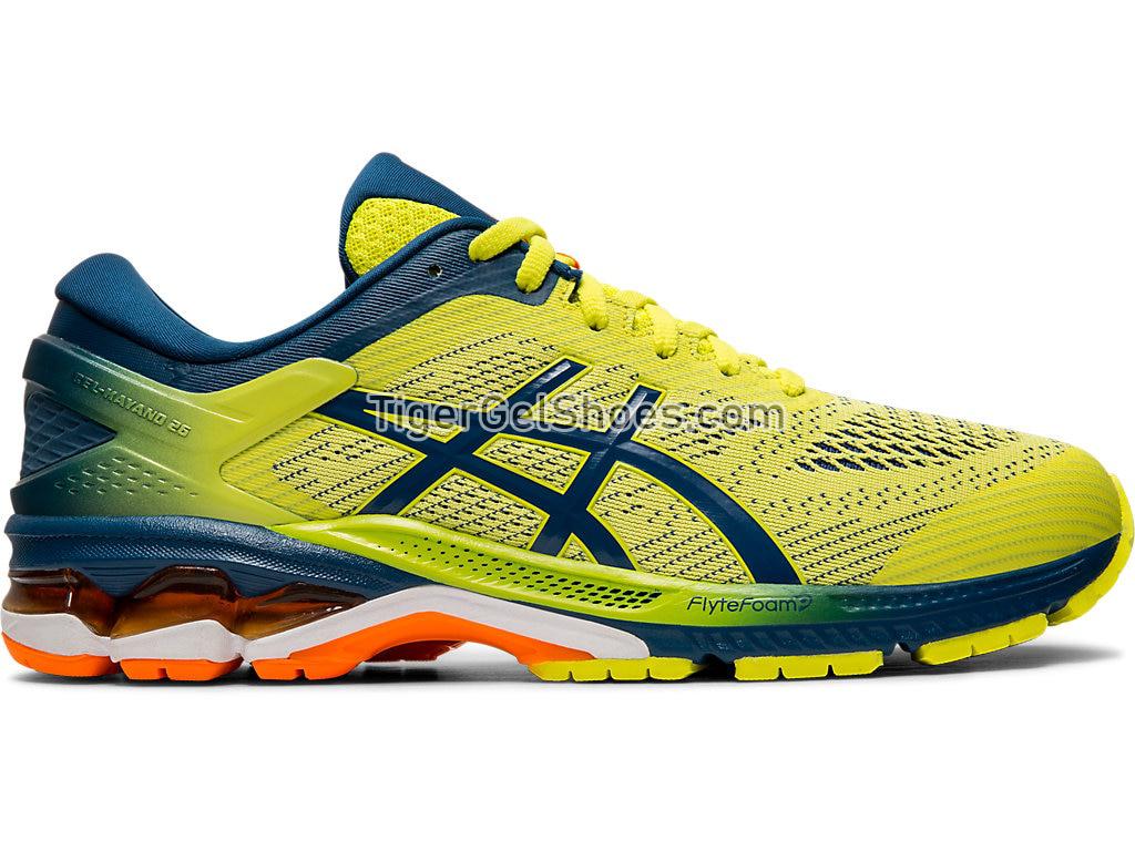 Asics GEL-KAYANO 26 KAI Sour Yuzu/Mako Blue 1011A636-750 Mens Running Shoes
