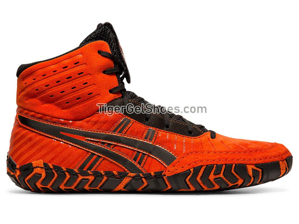 Asics Aggressor 4 Koi/Black 1081A001-800 Mens Wrestling Shoes