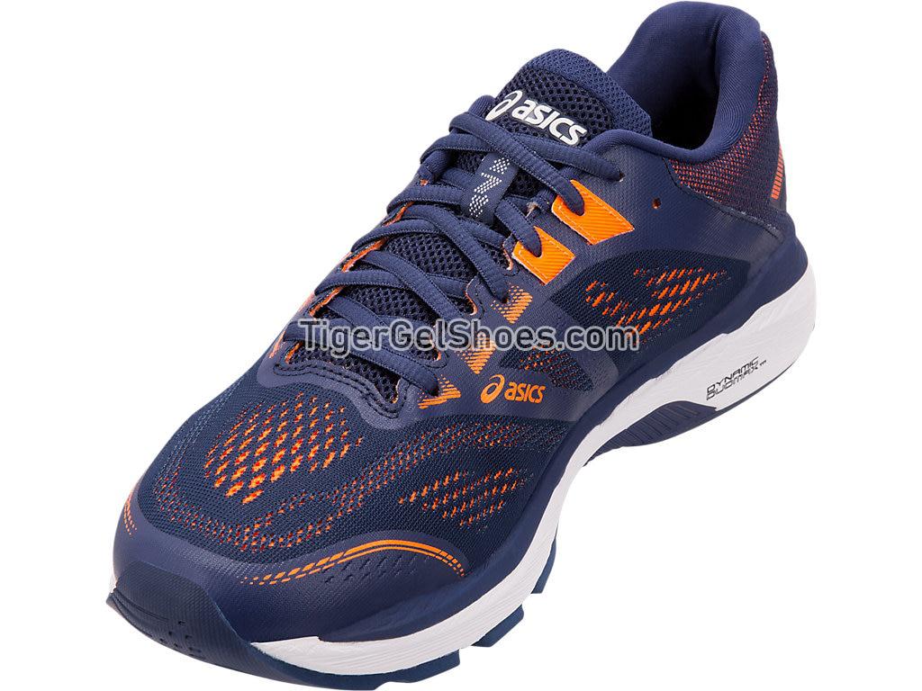 Asics GT-2000 7 Indigo Blue/Shocking Orange 1011A158-400 Mens Running Shoes