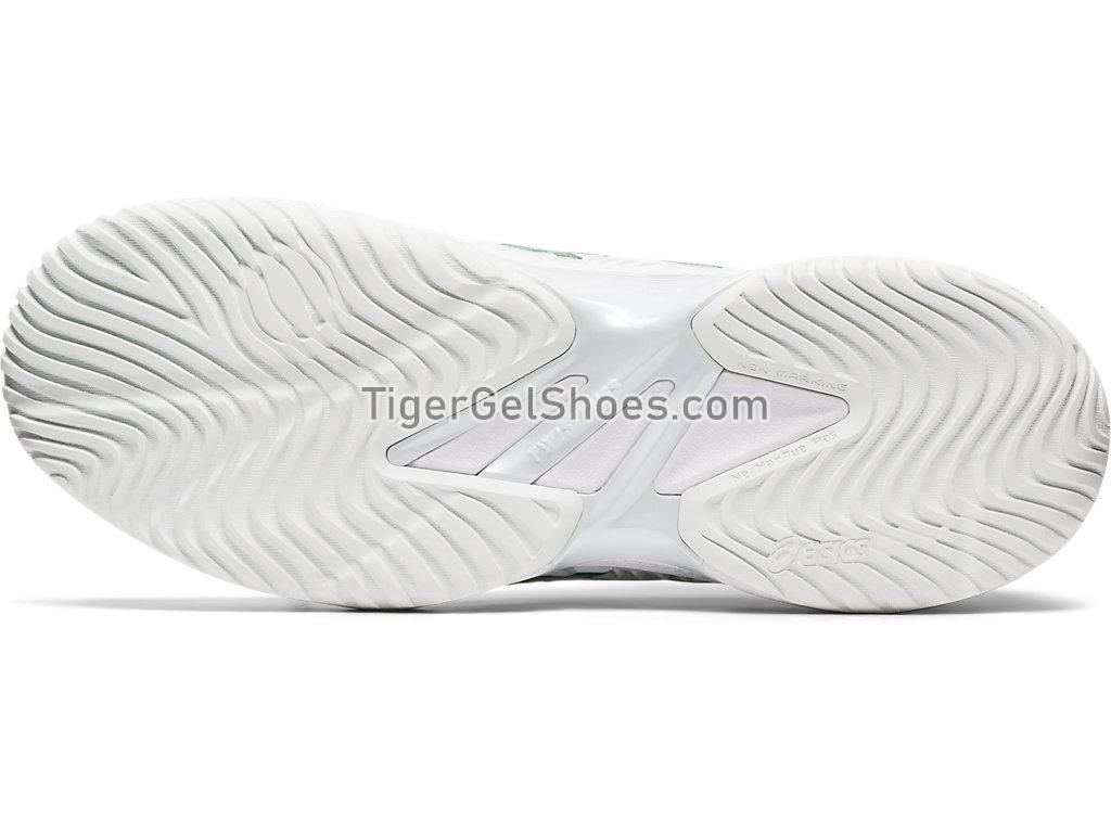 Asics COURT FF NOVAK White/Green 1041A089-100 Mens Tennis Shoes