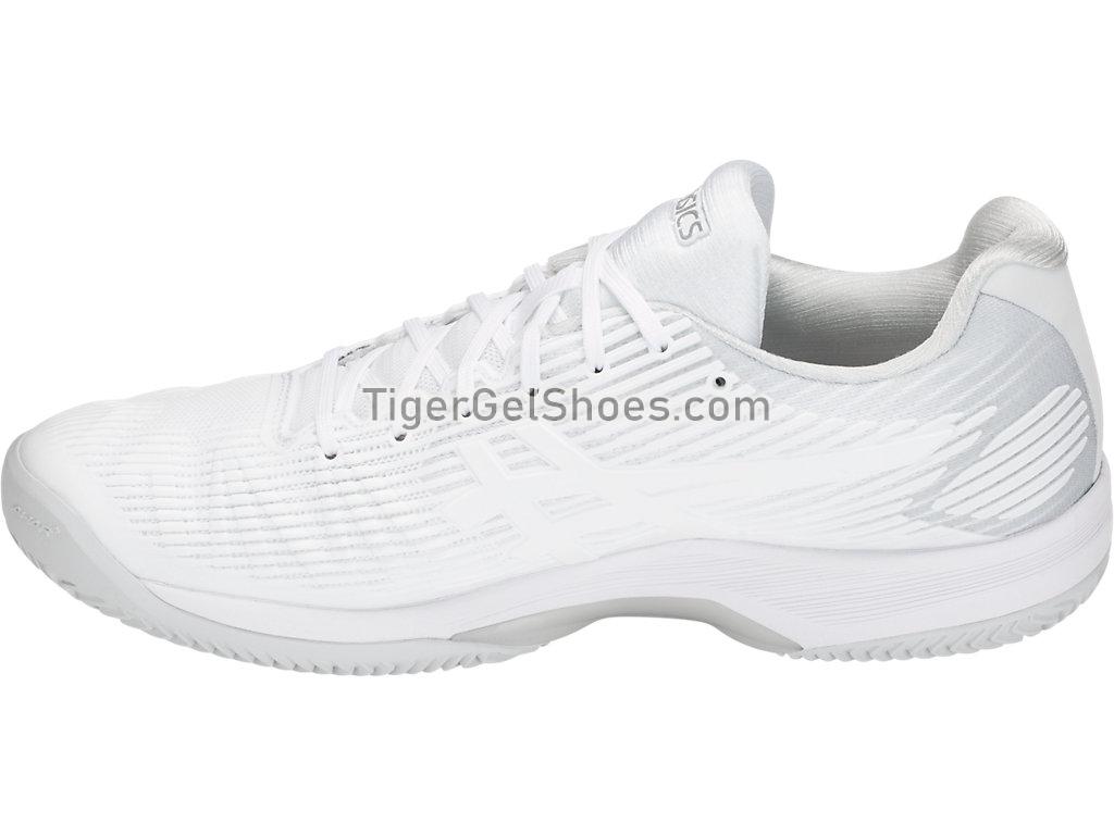 Asics SOLUTION SPEED FF Clay White/Silver 1041A004-100 Mens Tennis Shoes