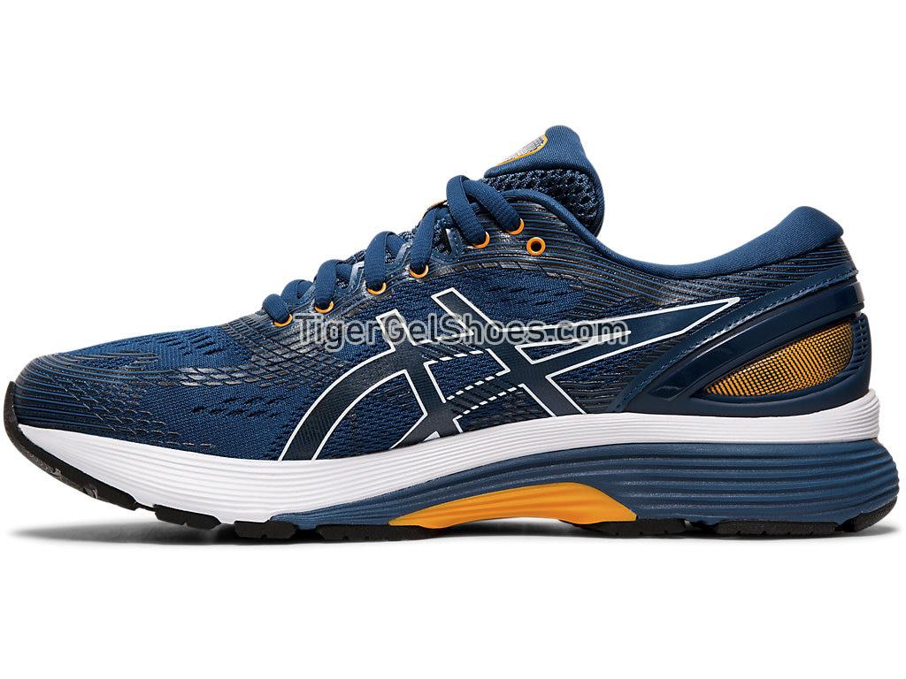 Asics GEL-NIMBUS 21 Mako Blue/Black 1011A169-402 Mens Running Shoes