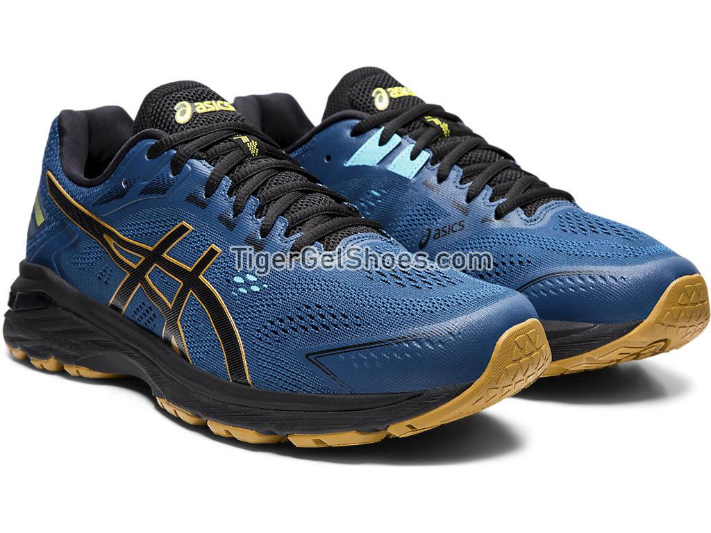 Asics GT-2000 7 Trail Mako Blue/Black 1011A179-400 Mens Trail Running Shoes