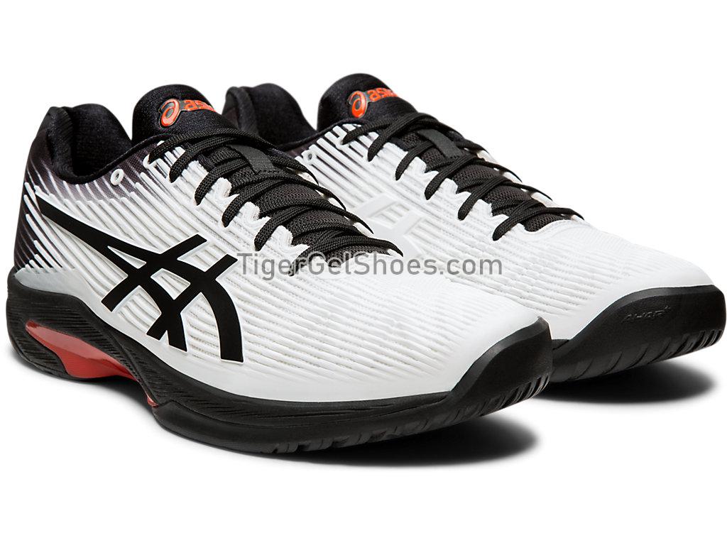 Asics SOLUTION SPEED FF White/Black 1041A003-102 Mens Tennis Shoes