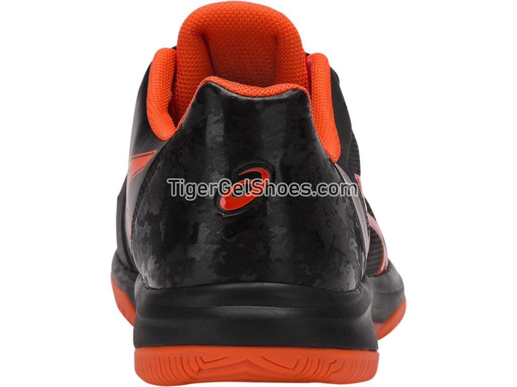 Asics GEL-Court Speed Black/Cherry Tomato E800N-011 Mens Tennis Shoes