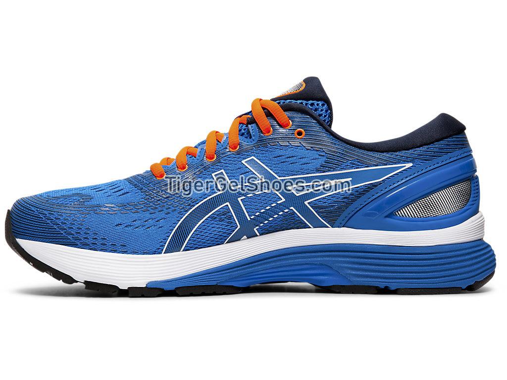 Asics GEL-NIMBUS 21 Electric Blue/Midnight 1011A169-401 Mens Running Shoes